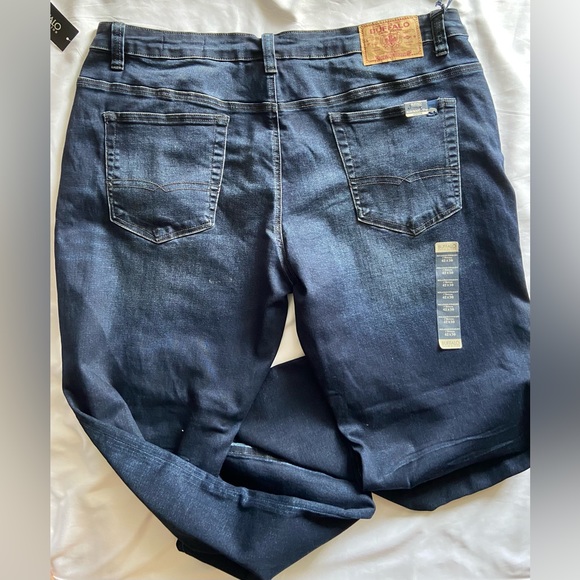 Buffalo David Bitton Mens Relaxed Straight Driven Indigo Jeans - BM22137 - Picture 5 of 8